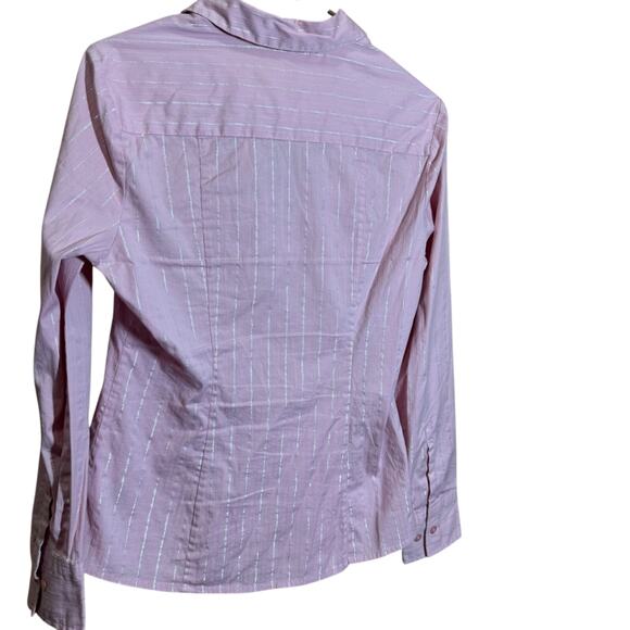 The Limited Pink Button Down Shirt with sparkle size M - Picture 4 of 10